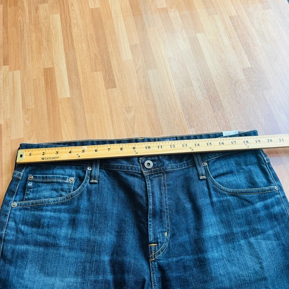 Ag Adriano Goldschmied the graduate tailored leg blue jeans size 38